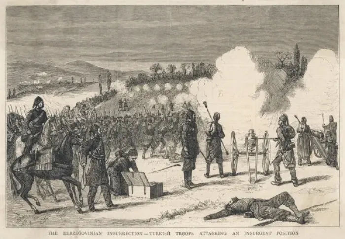 Framed Print : Fighting the Turks Framed Print : Fighting the Turks