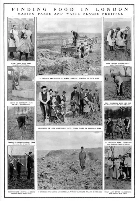 Framed Print : Finding Food in London: WW1 Framed Print : Finding Food in London: WW1