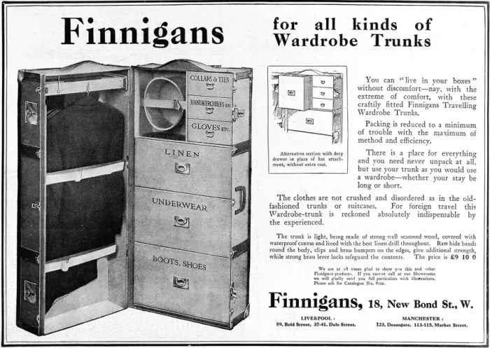 Framed Print : Finnigans wardrobe trunk Framed Print : Finnigans wardrobe trunk