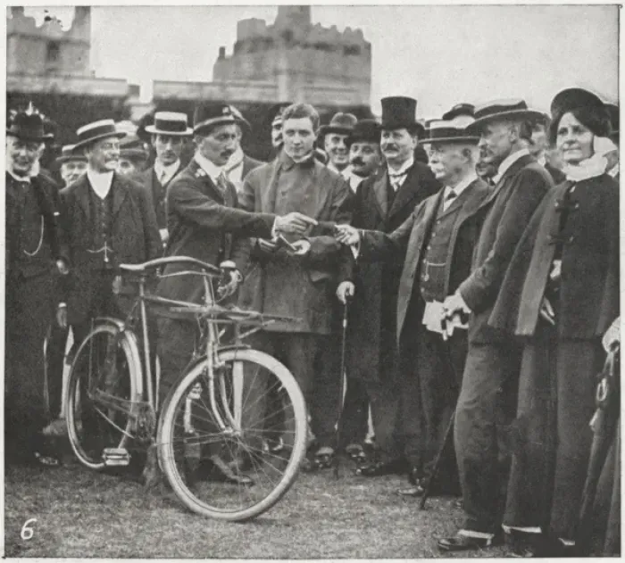 Framed Print : The first aerial post in England