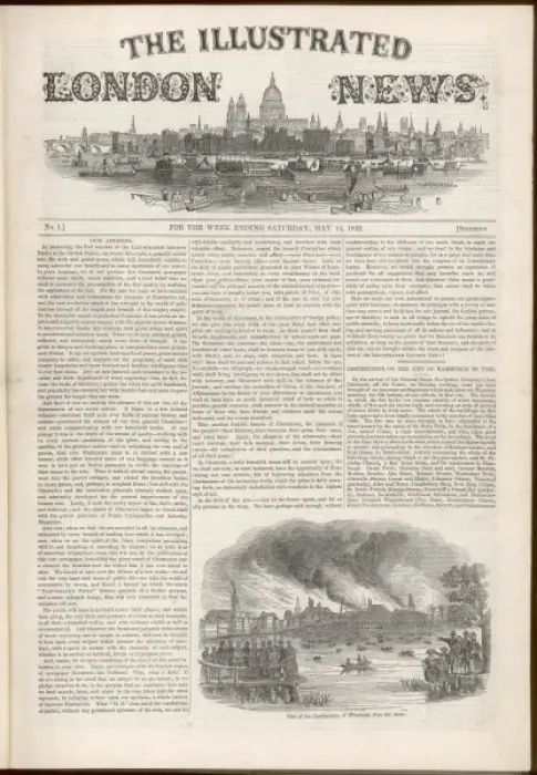 Framed Print : The first Illustrated London News Framed Print : The first Illustrated London News
