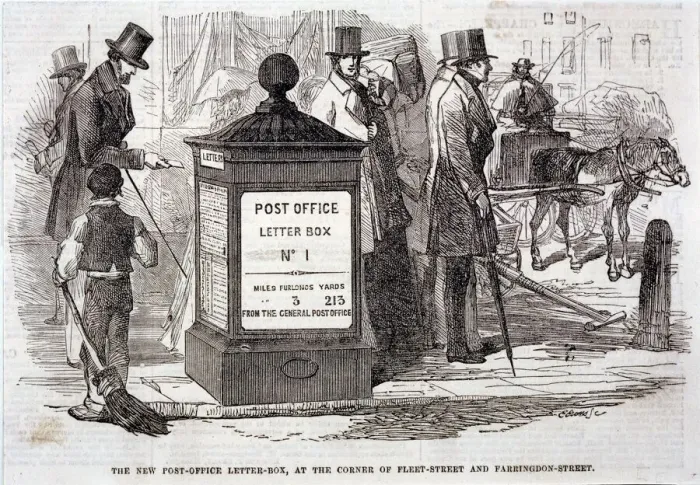 Framed Print : First Postbox, London Framed Print : First Postbox, London