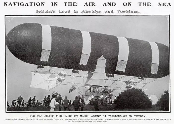 Framed Print : First Powered Airship - British Army Dirigible No 1 Framed Print : First Powered Airship - British Army Dirigible No 1
