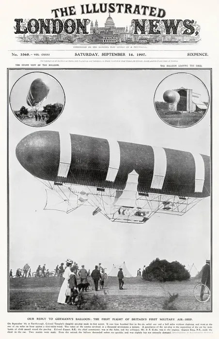 Framed Print : First Powered Airship - British Army Dirigible No 1 Framed Print : First Powered Airship - British Army Dirigible No 1