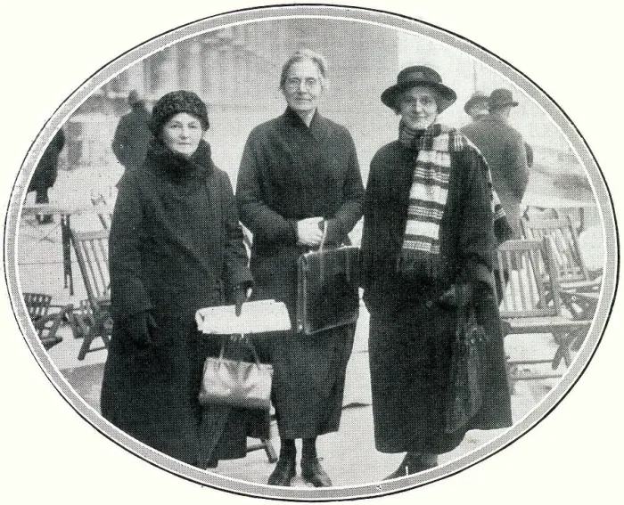 Framed Print : The First Three Women Labour Party Members of Parliament on the Terrace of the Houses of Parliament, London, from left: Miss Margaret Bondfield (Northampton) (1873-1953) Framed Print : The First Three Women Labour Party Members of Parliament on the Terrace of the Houses of Parliament, London, from left: Miss Margaret Bondfield (Northampton) (1873-1953)