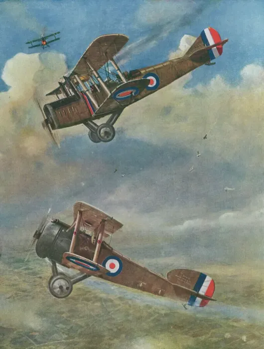 Framed Print : First world war air battle, by G. H. Davis Framed Print : First world war air battle, by G. H. Davis