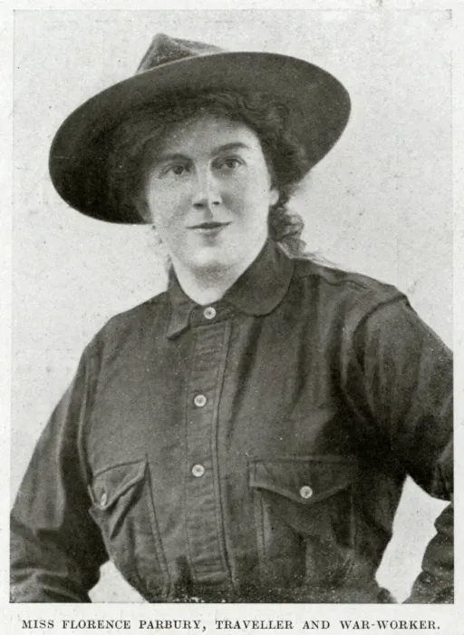 Framed Print : Florence Parbury, traveller and war worker Framed Print : Florence Parbury, traveller and war worker
