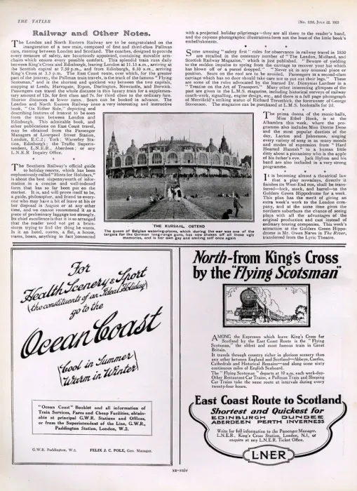 Framed Print : Flying Scotsman ad, 1925 Framed Print : Flying Scotsman ad, 1925
