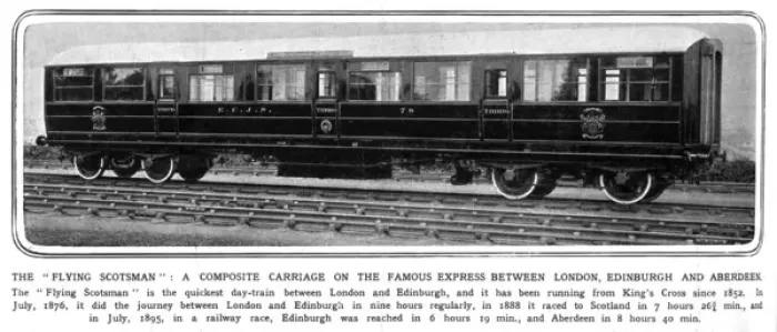 Framed Print : The Flying Scotsman, composite carriage Framed Print : The Flying Scotsman, composite carriage