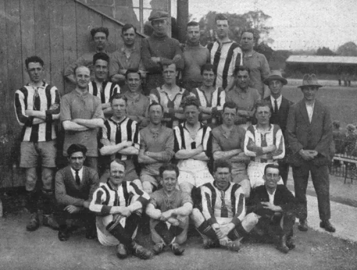 Framed Print : Football match between police and strikers