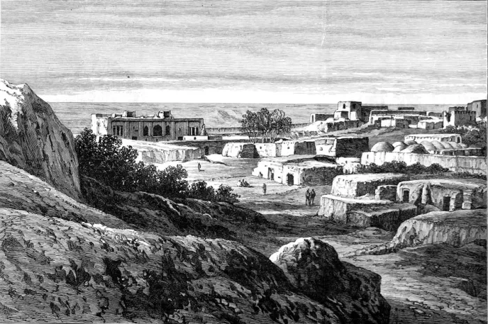 Framed Print : The Fort of Khelat-I-Ghilzai, Afghanistan, 1880