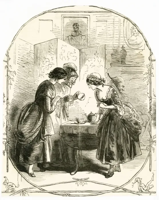 Framed Print : Fortune telling from tea leaves Framed Print : Fortune telling from tea leaves
