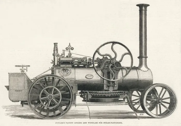 Framed Print : Fowlers Steam Engine Framed Print : Fowlers Steam Engine