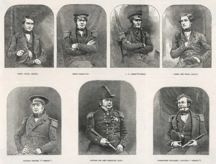 Framed Print : Franklin & his Crew