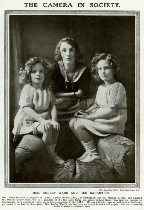 Framed Print : Freda Dudley Ward and her children Framed Print : Freda Dudley Ward and her children