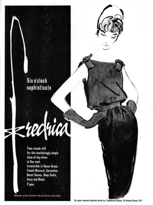Framed Print : Frederica evening dress, 1961 Framed Print : Frederica evening dress, 1961