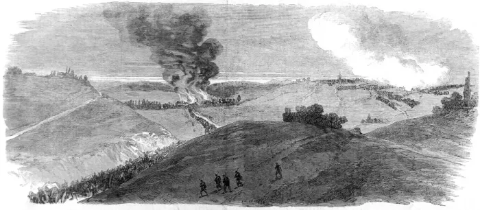 Framed Print : French Army retreating from Carignan; Franco-Prussian War, 1 Framed Print : French Army retreating from Carignan; Franco-Prussian War, 1