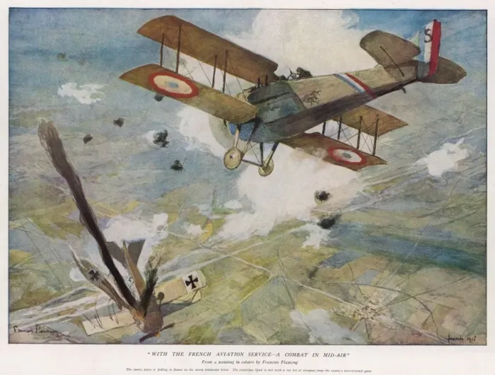 Framed Print : French Aviation Service Framed Print : French Aviation Service
