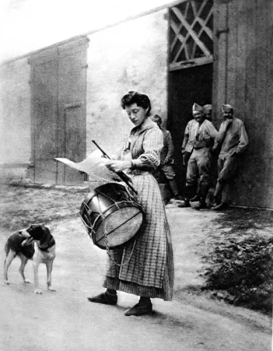 Framed Print : The Frenchwoman in War Framed Print : The Frenchwoman in War