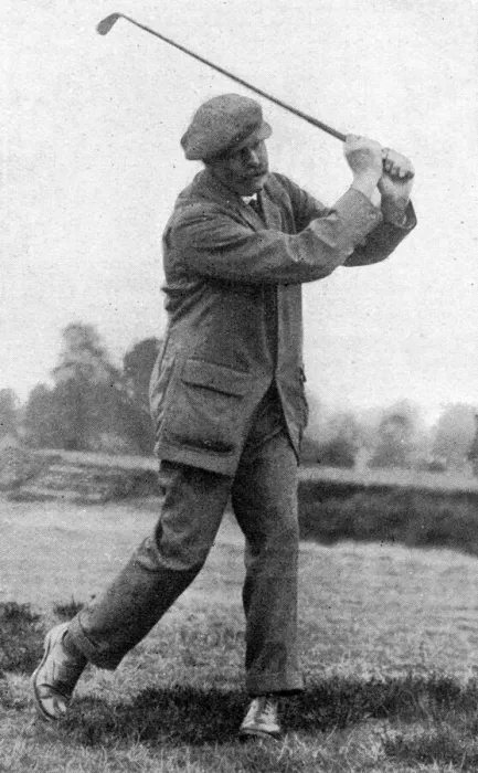 Framed Print : Full-iron shot - golfer James Braid in action Framed Print : Full-iron shot - golfer James Braid in action