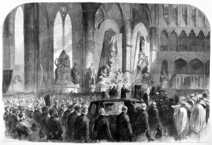 Framed Print : The Funeral of Lord Palmerston, 1865 Framed Print : The Funeral of Lord Palmerston, 1865