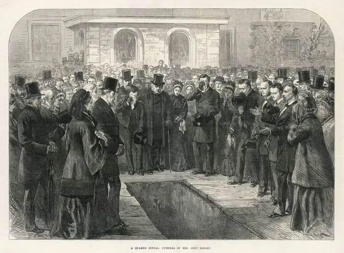 Framed Print : FUNERAL OF MRS BRIGHT Framed Print : FUNERAL OF MRS BRIGHT