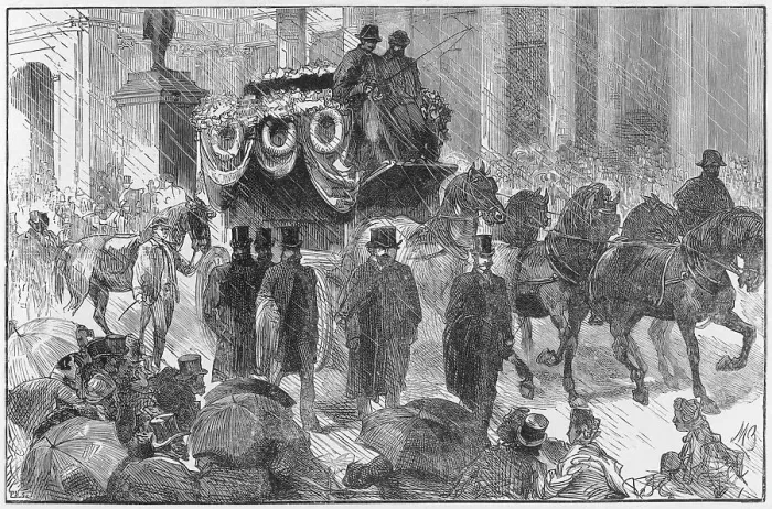Framed Print : FUNERAL OF PARNELL