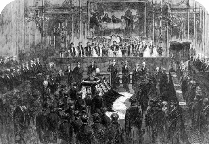 Framed Print : The Funeral of Prince Albert Framed Print : The Funeral of Prince Albert