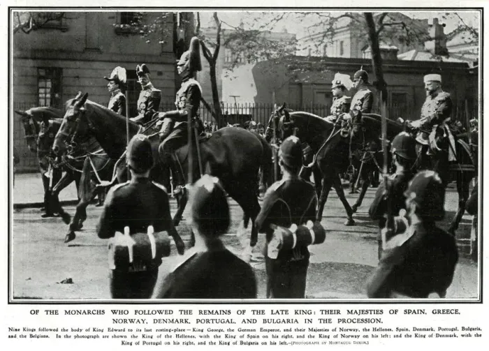 Framed Print : Funeral procession of King Edward VII 1910 Framed Print : Funeral procession of King Edward VII 1910