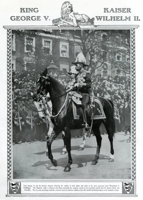 Framed Print : Funeral procession of King Edward VII 1910