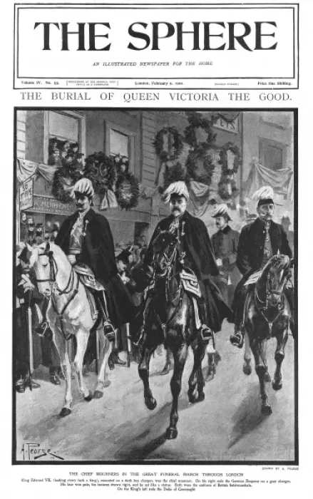 Framed Print : Funeral of Queen Victoria Framed Print : Funeral of Queen Victoria