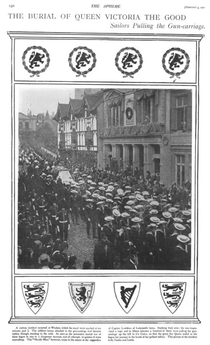 Framed Print : Funeral of Queen Victoria Framed Print : Funeral of Queen Victoria