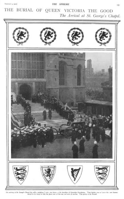 Framed Print : Funeral of Queen Victoria Framed Print : Funeral of Queen Victoria