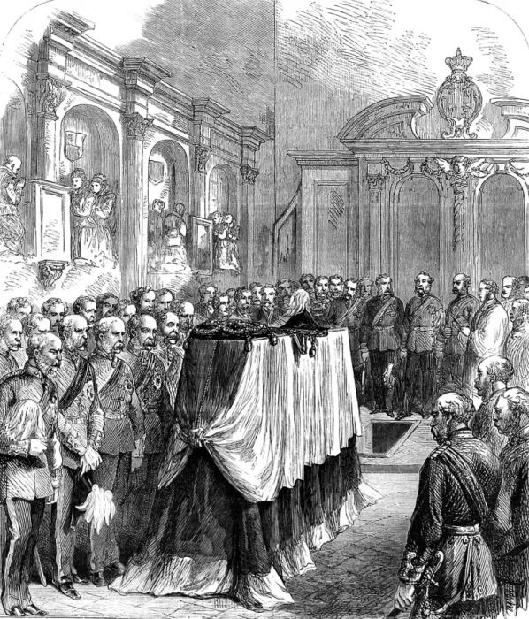Framed Print : Funeral of Sir John Burgoyne, St. Peters Church, Tower of L Framed Print : Funeral of Sir John Burgoyne, St. Peters Church, Tower of L
