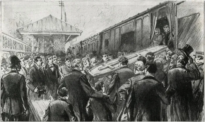 Framed Print : Funeral of William Ewart Gladstone, four times British Prime Minister