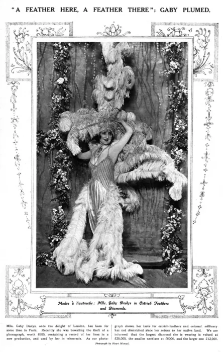 Framed Print : Gaby Deslys Framed Print : Gaby Deslys