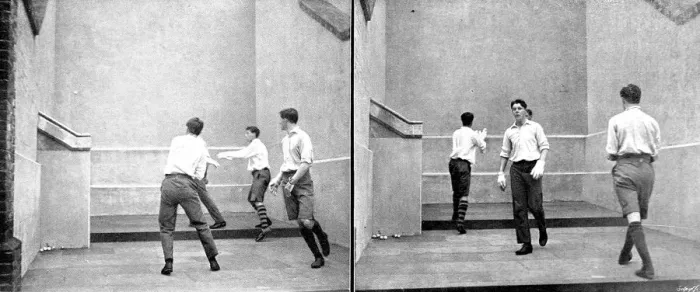 Framed Print : A Game of Eton Fives, 1911 Framed Print : A Game of Eton Fives, 1911