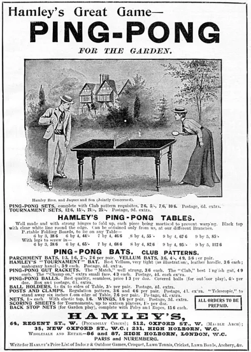 Framed Print : Garden Ping Pong, 1901 Framed Print : Garden Ping Pong, 1901
