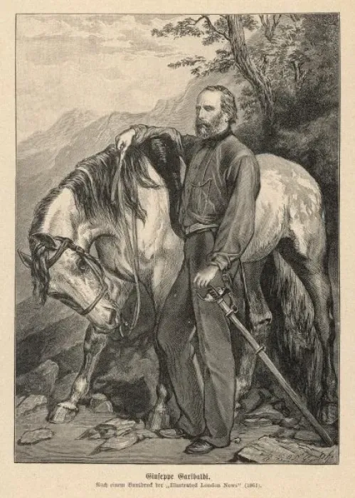 Framed Print : Garibaldi / Iln 1861 Framed Print : Garibaldi / Iln 1861