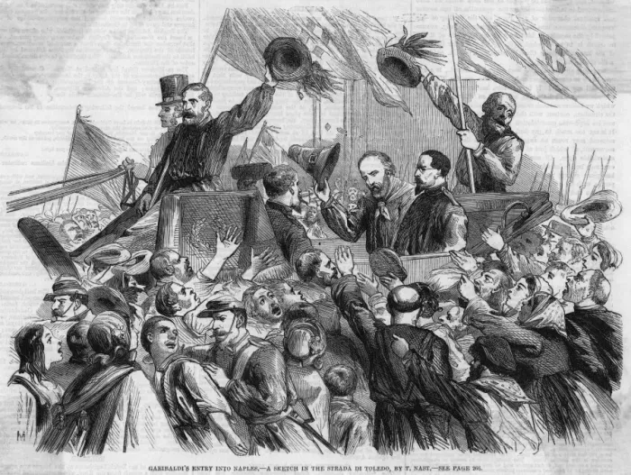 Framed Print : Garibaldi at Naples 3