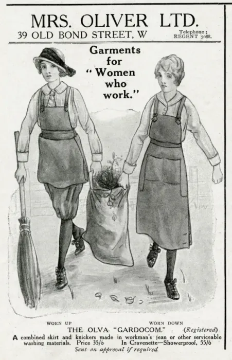 Framed Print : Garments for Women Who Work, WW1 Framed Print : Garments for Women Who Work, WW1