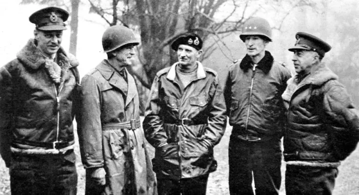 Framed Print : General Dempsey, General Hodges, Field-Marshal Montgomery, G