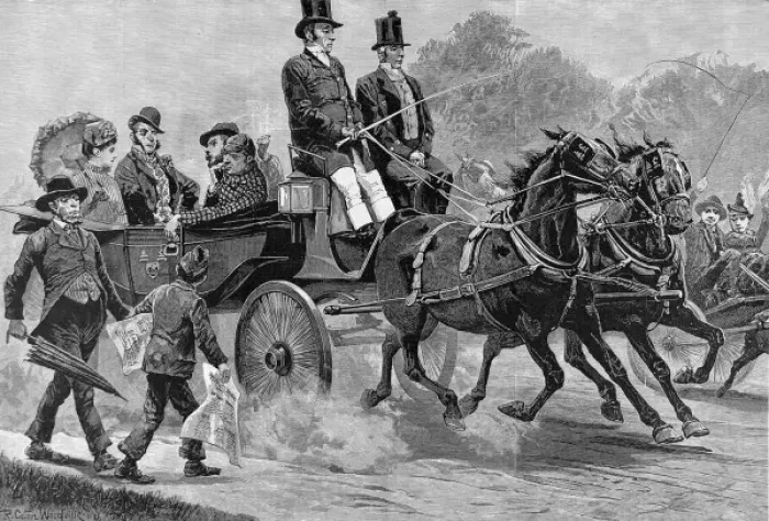 Framed Print : The General Election: On the way to the Poll Framed Print : The General Election: On the way to the Poll