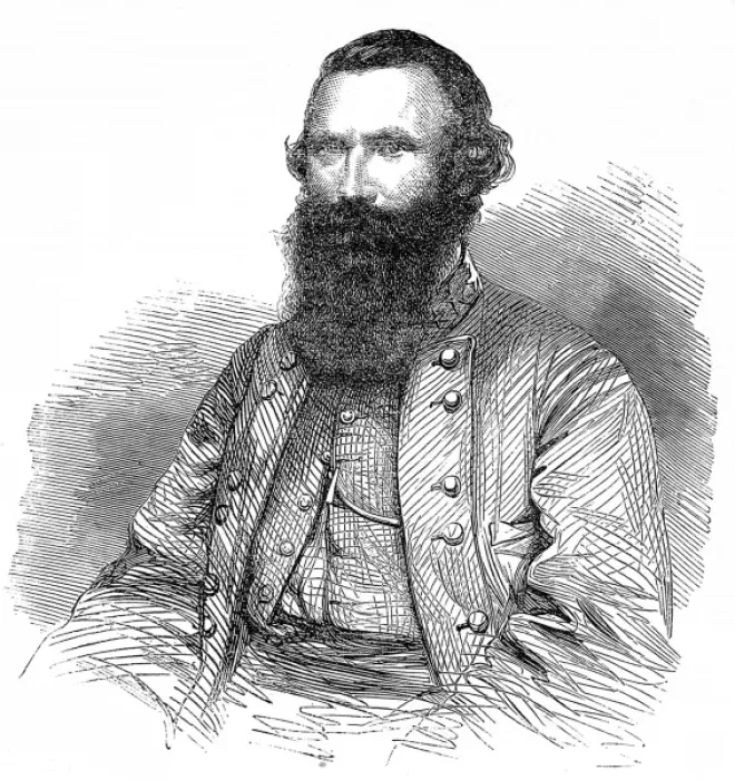 Framed Print : General James Ewell Brown Stuart (1833-1864)