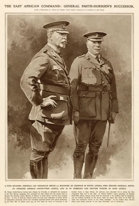Framed Print : General Smuts had fought in the Boer war against the British Framed Print : General Smuts had fought in the Boer war against the British