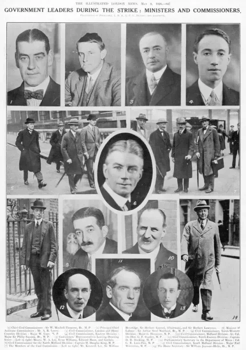 Framed Print : The General Strike - Government leaders Framed Print : The General Strike - Government leaders