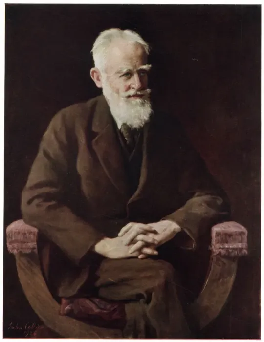 Framed Print : George Bernard Shaw by John Collier Framed Print : George Bernard Shaw by John Collier
