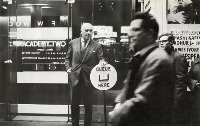 Framed Print : George Hoellering at the Academy Cinema
