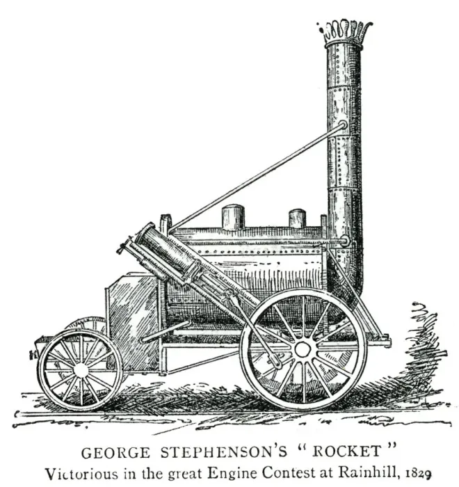 Framed Print : George Stephensons Rocket 1815 Framed Print : George Stephensons Rocket 1815