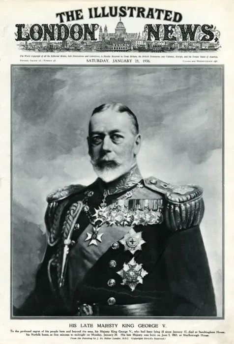 Framed Print : George V. Death of the Late King George V (1865 - 1936) Framed Print : George V. Death of the Late King George V (1865 - 1936)